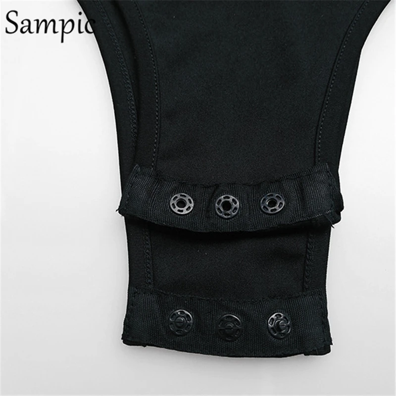 Sampic женское облегающее боди с одним плечом, красное боди, топы, повседневные пляжные боди с открытой спиной и плечами, лето