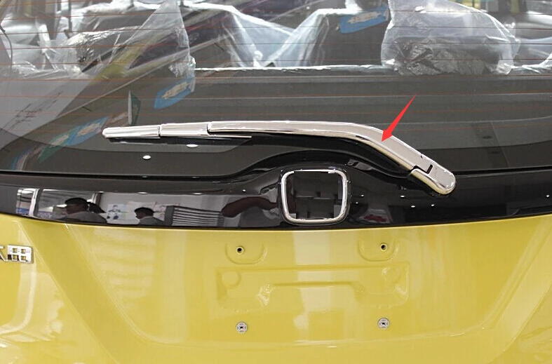 Chrome Rear Wiper Cover Trim For Honda Jazz Fit Hatchback 2014 2015 2016 2017