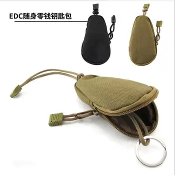 

50Pcs/lot Mini Outdoor Carrying Bag Portable Key Change Coin Purse Wallet PouchTravel Key Pouch Travel EDC Tool Kits