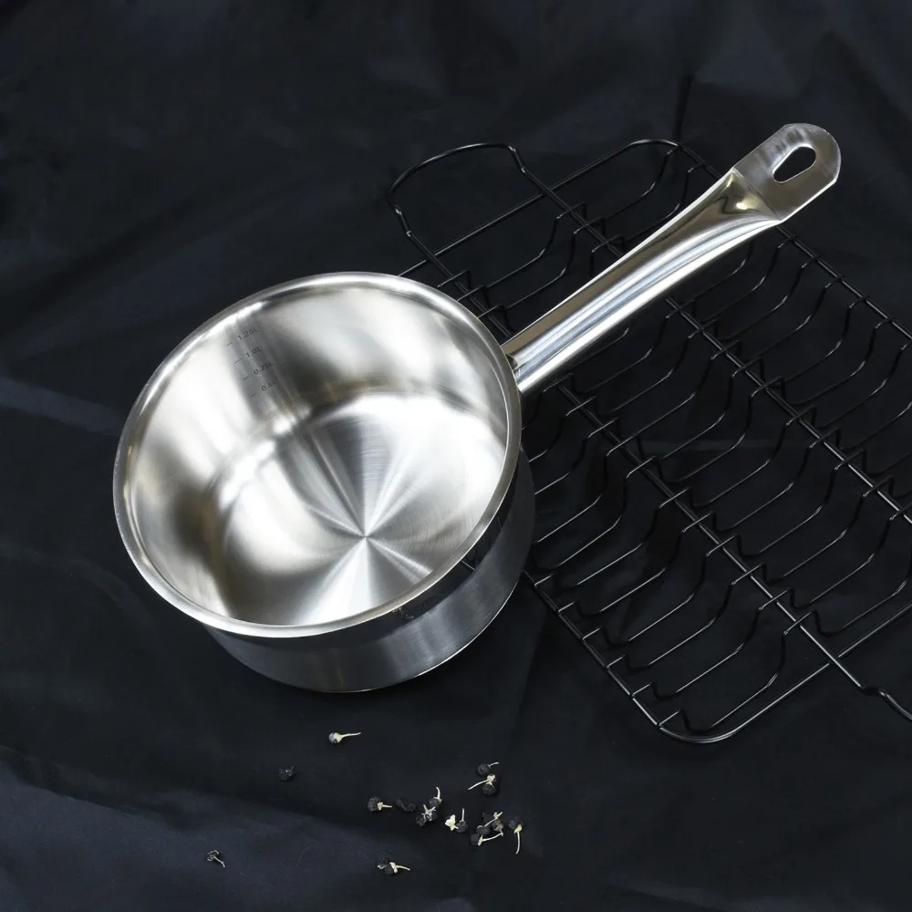 Серия FISSMAN ARIELLE кастрюля из нержавеющей стали с антипригарным покрытием для супа и молока кастрюля для индукционной плиты кастрюля
