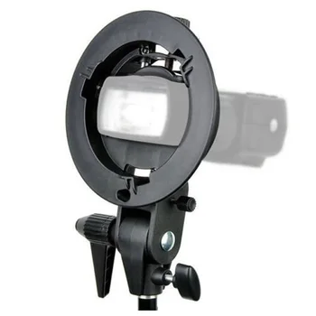 

S-type Bracket Bowens S Mount Holder for T+L Speed Ring Softbox Speedlite Softbox Dish Reflector Umbrella for Godox