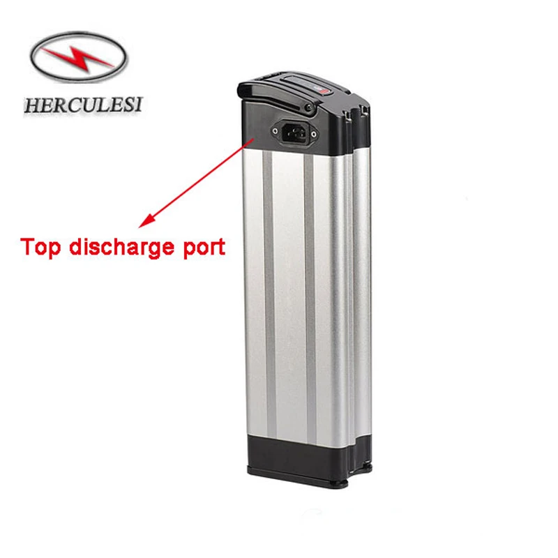 24 Volt Electric Bike Battery 24V 15AH Silver Fish Ebike Battery with