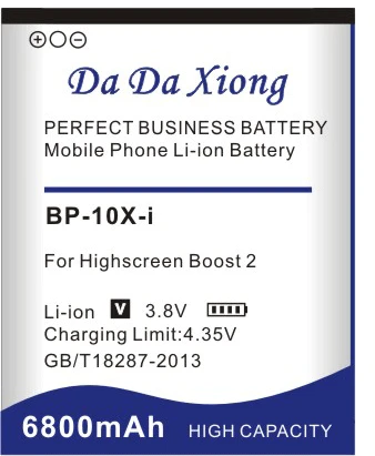 Da Xiong 6800mAh BP-10X-i Аккумулятор для Highscreen boost 2 II innos D10 D10F аккумулятор для смартфона