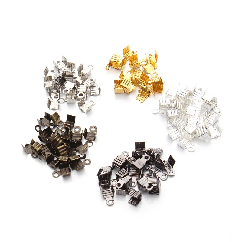 XINYAO-200pcs-lot-4-7-5-9-7-10mm-Metal-Crimps-End-Caps-for-Flat-Leather