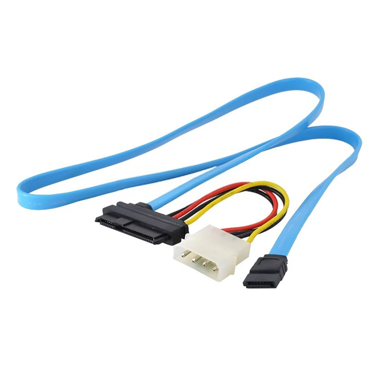 

CYDZ 10pcs/lot Hard Disk SFF 8482 SAS Cable 29pin to 1 SATA 7pin 0.7M