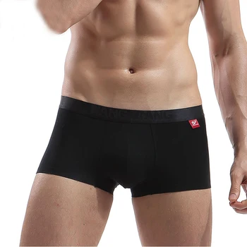

New Fashion Modal Men's Underwear Comfortable Breathable Low Waist Men's Seamless Boxer Men's Sexy Underwear Boxershorts Men