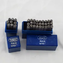 4 мм Металлические инструменты для стемпинга штамп для ювелирных украшений и lether инструменты