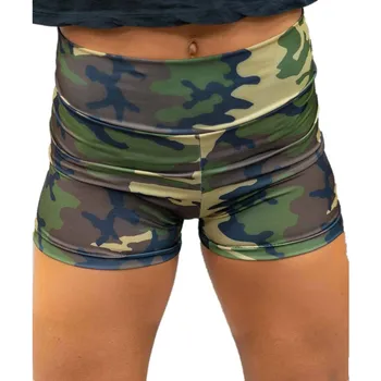 

Oufisun Summer Sexy High Waist Elastic Camouflage Printing Shorts Casual Women Slim Shorts Femme Breathable Fitness Sweatpants