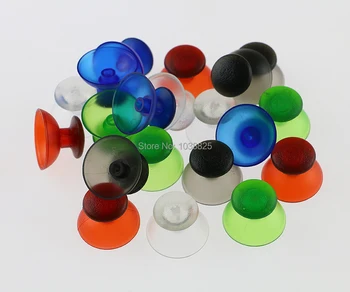 

5 colors transparent Joysticks 3D Analog ThumbSticks Caps Thumb Sticks mushroom cap for PS3 game Controller gamepad 100pcs/lot