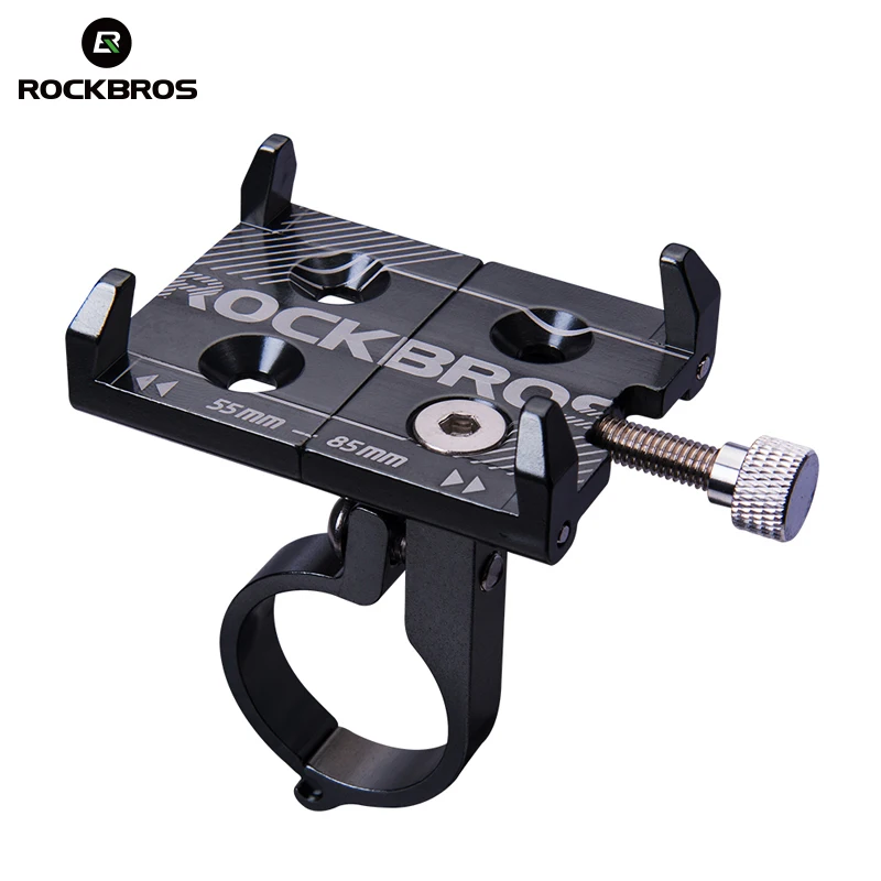 

ROCKBROS Cycling Bicycle Phone Holder MTB Road Bike Handlebar Stand Adjustable Telephone Holder Bracket Universal Bike Accessory
