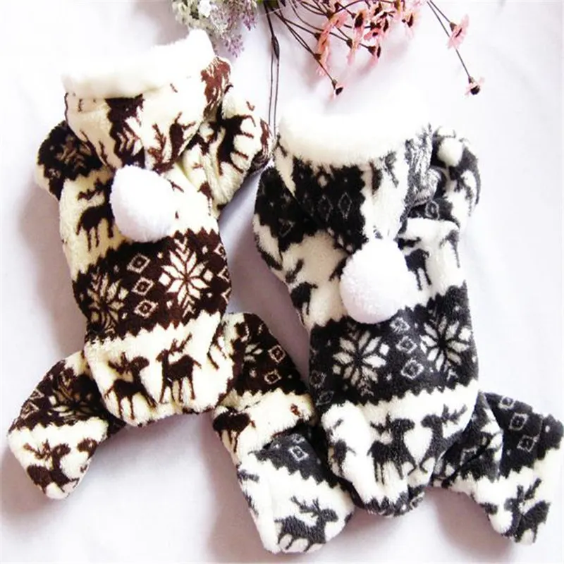 Пижамы для собак маленькие собаки комбинезоны с домашними животными комбинезоны зимняя одежда для домашних животных Чихуахуа Йоркширский костюм супер мягкий комфорт