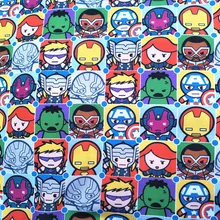 50*148cm Avengers Thanos Doctor Strange Thor canvas fabric for Tissue Kids bag DIY handmade materials curtain tablecloth