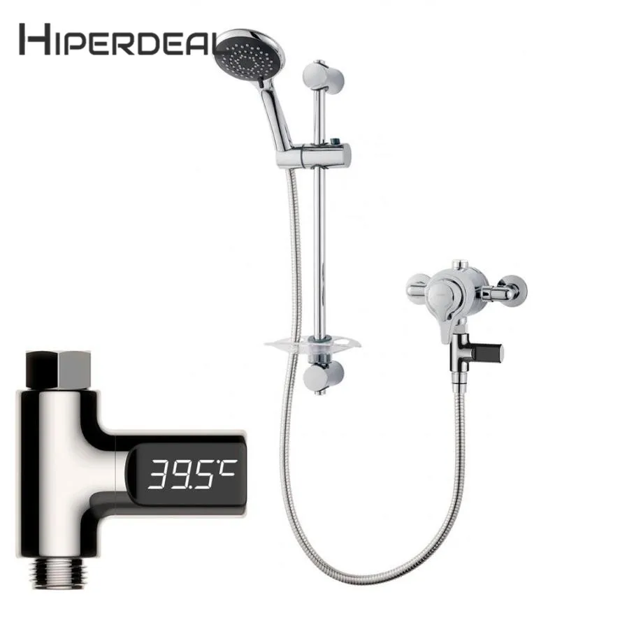 

HIPERDEAL New Baby LED Digital Shower Temperature Display Water Thermometer Monitor Self-Powered 18Jan15 Drop Ship F