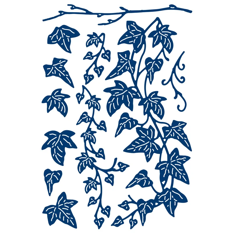 

Leaves Vine Branches Metal Cutting Dies Stencils for DIY Scrapbooking album Decor Embossing Hand on Cut Die Paper Card 2018 New