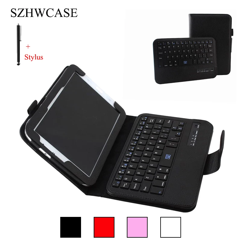 

Wireless Bluetooth Keyboard For Samsung Galaxy Note 8.0 N5100 Case Cover For N5100 Detachable Tablet Flip Leather Stand +Stylus
