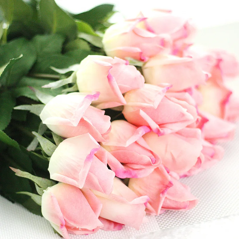 Aliexpress.com : Buy 25pcs/lot Artificial Rose Flowers Real Touch Rose