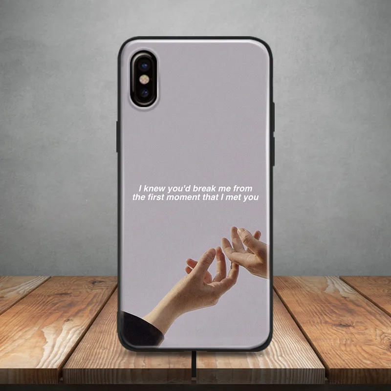 

Aesthetics quotes memes Pattern Coque Soft Silicone Phone Case Cover Shell For Apple iPhone 5 5s Se 6 6s 7 8 Plus X XR XS MAX