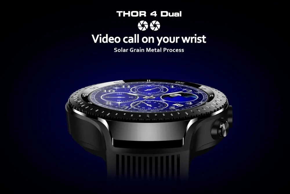 Новый zeblaze Thor 4 Dual 4 г SmartWatch 5.0MP + 5.0MP двойная камера Android часы 1,4 "AOMLED дисплей gps/ГЛОНАСС 16 Гб Смарт часы для мужчин