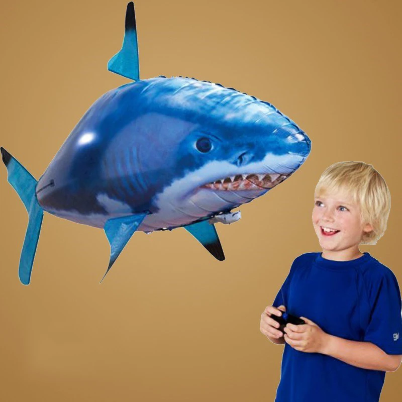 

New remote control inflatable flying fish party wedding flying fish remote control toy proposal artifact Clownfish