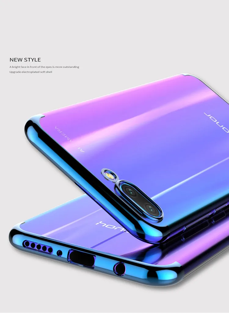 transparent soft silicone tpu case for huawei honor 9 10 lite    04