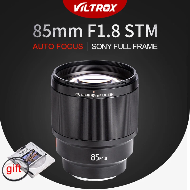 VILTROX PFU RBMH 85 мм F1.8 STM объектив для sony E крепление для sony A6400 A6000 A9 A7RIII A7M3 A7III камера FE-Mount AF Автофокус