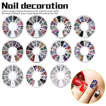 

3D DIY Various Colored Shapes Rhinestones Clothing Rhinestones Crystal Rhinestones AB Acrylic Nail Art Decoration