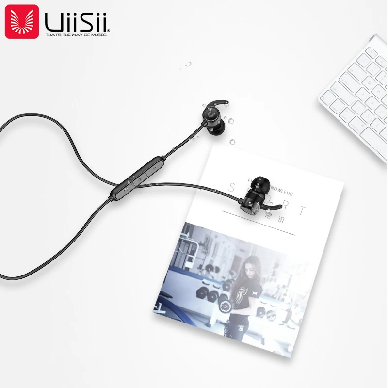 Беспроводные Bluetooth наушники вкладыши UiiSii BT600 спортивная водонепроницаемая