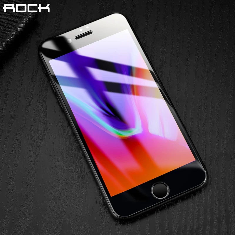 3D Curved Full Screen Protector For iPhone 8 8 plus, ROCK 9H 0.26MM