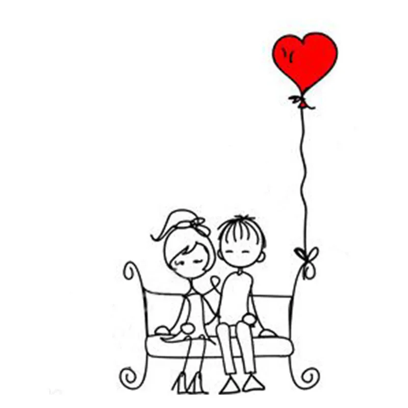 Boy and Girl Sitting on The Seat Metal Cutting Dies for