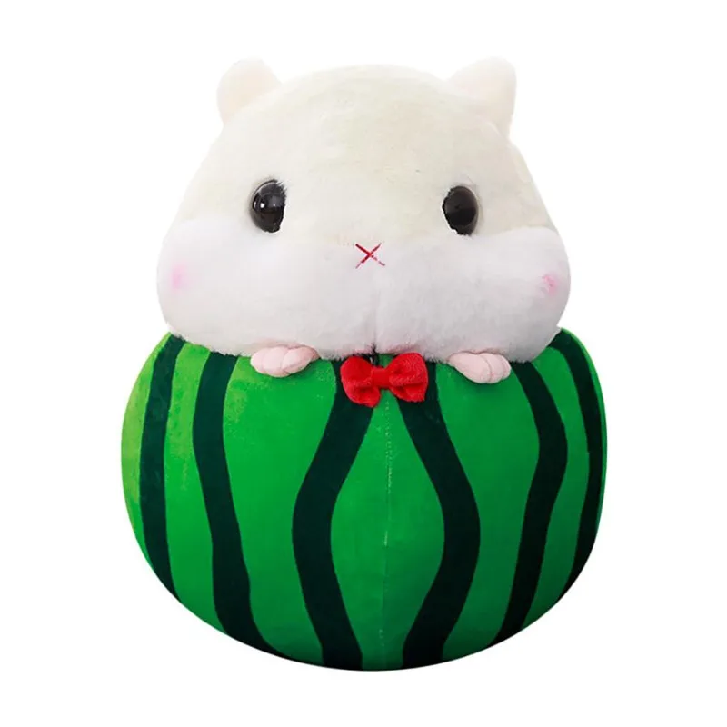 wholesale Drop Shipping Cute Hamster Plush Stuffed Animal Toys Fruit