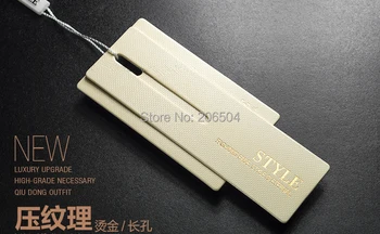 

High grade tags hang tags coated paper chrome paper 500pcs DPM002