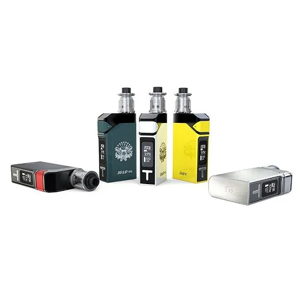 

Original IJOY SOLO V2 Starter Kit 2ml Limitless Subohm Tank 200W TC box Mod Solo V2 Vape Mod Support Ni/Ti/SS System E Cigarette