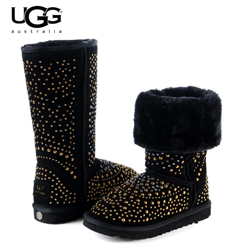 

Uggs Australia Boots Women 3042-02 Ugg Boots Bling Snow Boots For Women Australia Boots Fur Warm Shoes Ugged Women Shoes