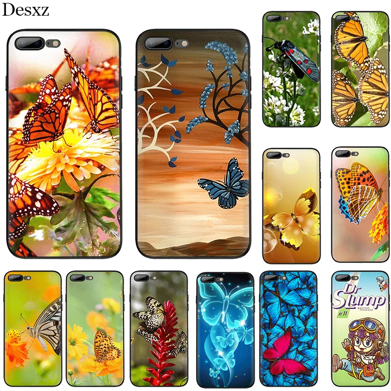 Чехол для мобильного телефона iPhone 6 6s 7 8 Plus 11 Pro X XS XR Max 5 5S SE чехол бабочка |