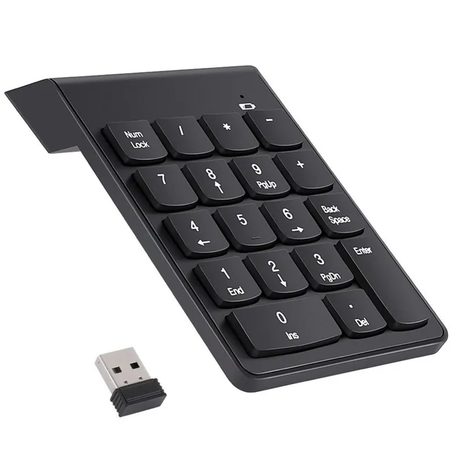 Mini USB Numeric Keypad 18Keys Digital Keypad Wireless Keyboard High Quality Numpad For Desktop Notebook Compatible