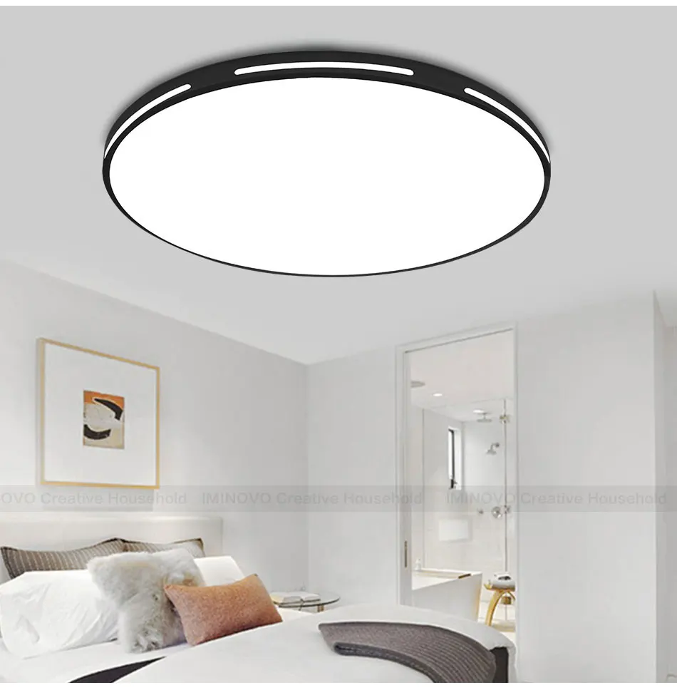 IMINOVO светодиодный потолочный светильник, современный светодиодный потолочный светильник с кристаллами для гостиной, светильник для внутреннего освещения