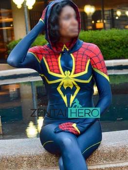 

3D Dyesub Halloween Gwen Stupendous Spider-Woman Costume For Kids/Adults Spandex Gwenom Spider-Girl Symbiote Superhero Costume