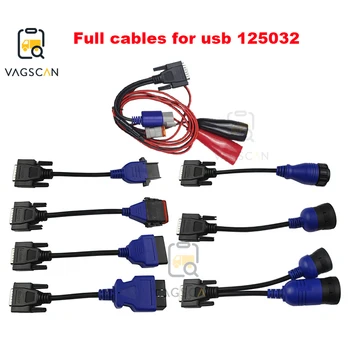 

9 cables Diesel Truck 125032 Diesel usb link truck diagnostic tool