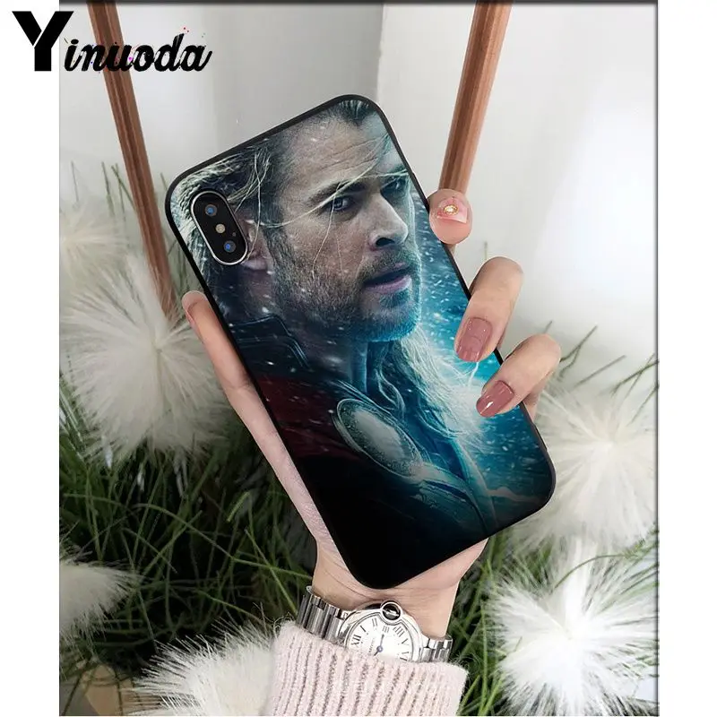 Yinuoda Marvel movie thor DIY красивые аксессуары для телефонов, чехол для Apple iPhone 8 7 6 6S Plus X XS MAX 5 5S SE XR