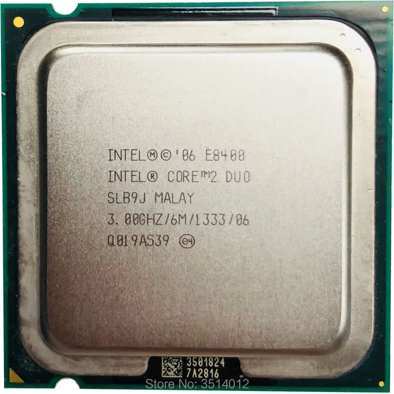 

Intel Core 2 Duo E8400 3.0 GHz Dual-Core CPU Processor 6M 65W 1333 LGA 775