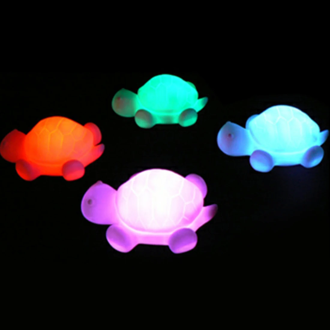 

Turtle LED 7 Colours Children's Changing Night Light Lamp Party Christmas Decoration Colorful Flashing Lights Toys for Baby