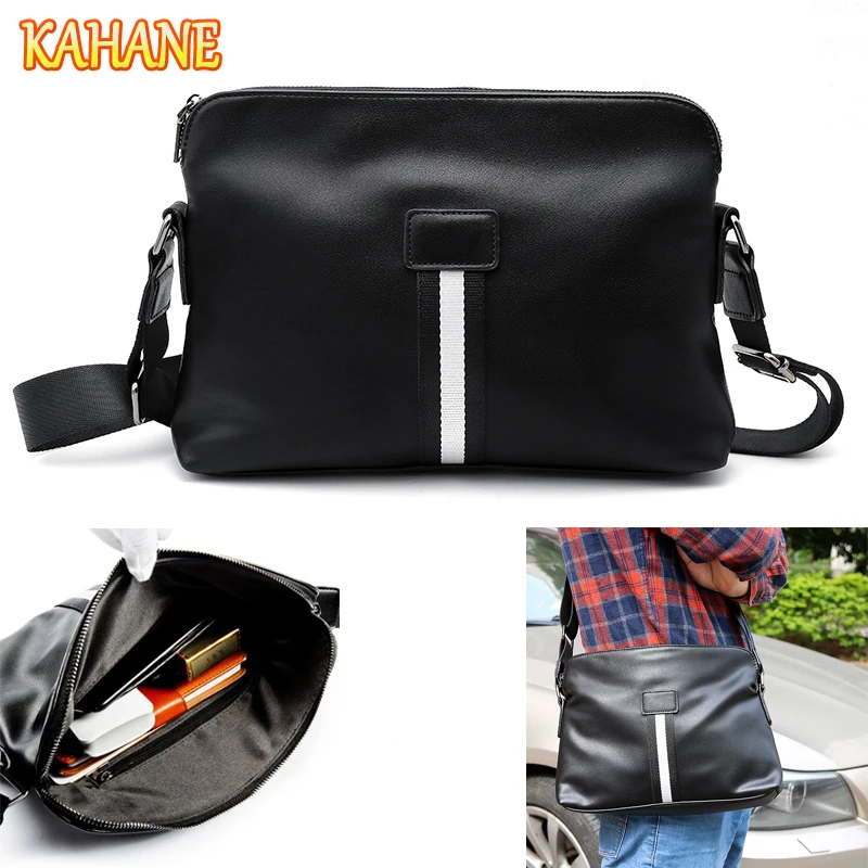 

KAHANE Listing Casual Men Messenger Bag Shoulder Bag Men Clutch Wallet Handbag Phone Bag For Audi A3 A4 A5 A6 Sline Lada Granta