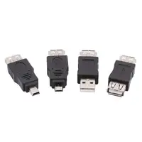 ל usb 10pcs זכר ל זכר נקבה 5 פינים מיני מיקרו USB Extension Connector עבור סינכרון נתוני השימוש במחשב נייד PC Tablet מחברת Smartphon (2)