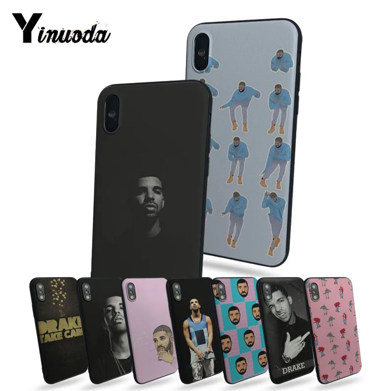 

Yinuoda Drake Photo Soft Phone Case For iphone 6 6s 6plus 6S plus 7 7plus 8 8plus 5 5s 5C Case cover