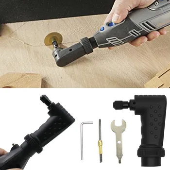 

90 Degrees Small Electric Grinder Right Angle Converter Kit Attachment For Rotary Tool Electric Grinder Accessories