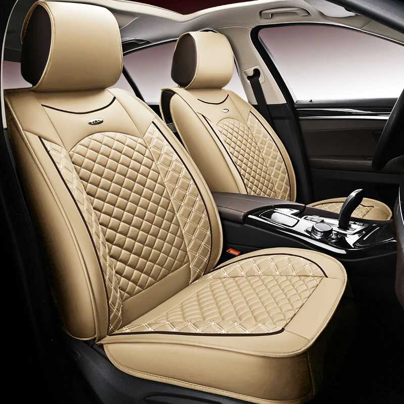 Buy New Luxury Pu Leather Auto Universal Car Seat Covers Automotive Seat Covers