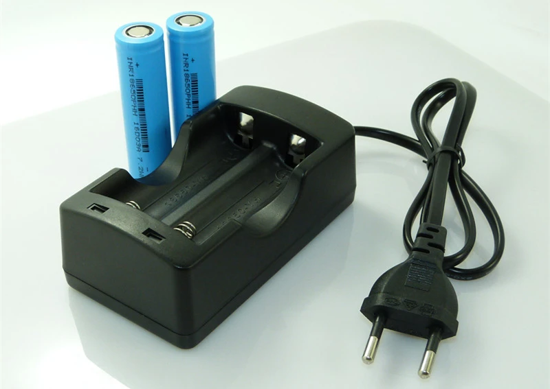 18650 Li ion Battery charger 4.2V 1A/2A with EU US UK cable plug Li ion