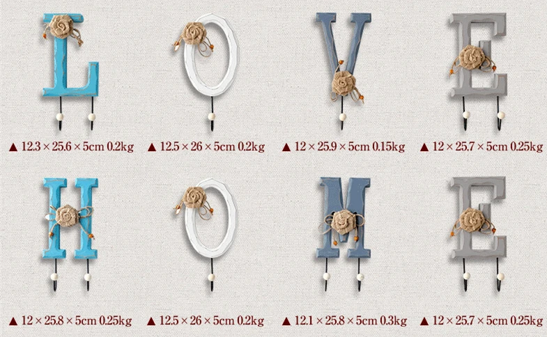Новое поступление настенные декорационные крючки современный дом/Любовь декоративный крючок креативная деревянная модель настенный крючок