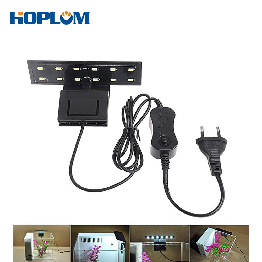 

Aquarium Lamp Fish Tank Clip Light 12 leds White Light for Reef Planting for Water Planting for Tropical Plants Sample