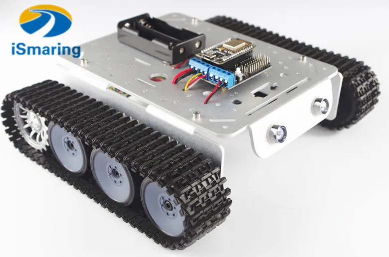Official iSmaring TP200 Metal Crawler Tank chassis Robot Car Model Android Apple Mobile Phone Remote Control with free Source Co | Игрушки и